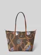 Lauren Ralph Lauren Shopper mit Strukturmuster Modell 'KEATON' in Dunk...