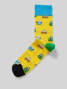 DillySocks Socken mit Motiv-Stitching Modell 'Radiant Lining' in Hellg...