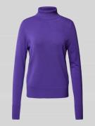 Christian Berg Woman Regular Fit Rollkragenpullover mit Viskose in Vio...