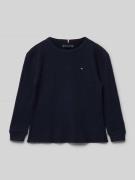 Tommy Hilfiger Kids Longsleeve mit Label-Stitching in Marine, Größe 11...