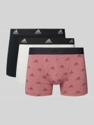 ADIDAS SPORTSWEAR Trunks mit Label-Bund in Mittelgrau, Größe L