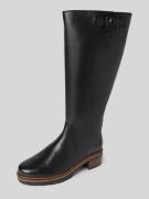 Högl Stiefel aus Leder mit Reißverschluss in Black, Größe 37