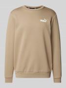 PUMA PERFORMANCE Sweatshirt mit Rundhalsausschnitt in Beige, Größe L