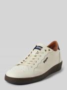 Blauer USA Ledersneaker mit Label-Details Modell 'MURRAY' in Weiss, Gr...