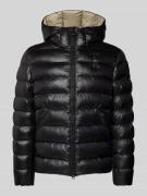 Blauer Usa Regular Fit Steppjacke mit Kapuze Modell 'ADAMS' in Black, ...