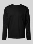 Roy Robson Longsleeve mit Rundhalsausschnitt in Black, Größe L