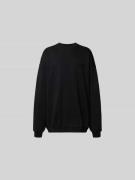 VETEMENTS Sweatshirt mit gerippten Abschlüssen in Black, Größe L