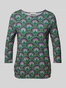 Christian Berg Woman Longsleeve mit 3/4-Arm in Bottle, Größe 38