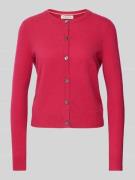 Christian Berg Woman Cardigan mit durchgehender Knopfleiste in Rot, Gr...