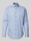 Christian Berg Men Regular Fit Business-Hemd mit Kentkragen in Bleu, G...