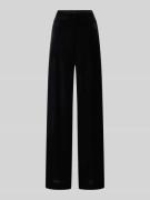 Jake*s Cocktail Comfort Fit Culotte in Samtoptik in Black, Größe 32