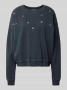 Jake*s Casual Relaxed Fit Sweatshirt mit Nieten und Rundhalsausschnitt...