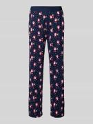 Christian Berg Men Relaxed Fit Pyjama-Hose mit elastischem Statement-B...