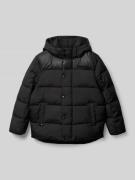 Tommy Hilfiger Teens Steppjacke mit Kapuze in Black, Größe 140