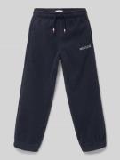 Tommy Hilfiger Kids Sweatpants mit Logo-Stitching in Marine, Größe 104