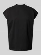 LeGer by Lena Gercke T-Shirt mit Stehkragen Modell 'Irina' in Black, G...