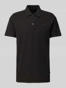 Matinique Poloshirt in melierter Optik in Black, Größe 3XL