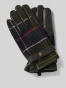 Barbour Handschuhe mit Druckknopfverschluss Modell 'NEWBROUGH' in Grue...