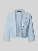 Betty Barclay Cropped Blazer mit Reverskragen in Hellblau, Größe 42