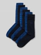 BOSS Socken mit Label-Stitching im 6er-Pack in Marine, Größe 40-46