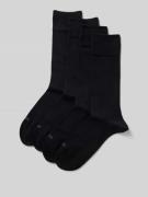 BOSS Socken mit Label-Print im 4er-Pack in Black, Größe 39-42