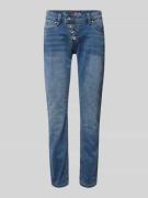 Buena Vista Slim Fit Jeans mit 5-Pocket-Design Modell 'Malibu' in Blau...