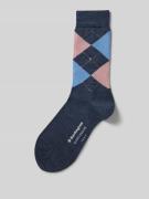 Burlington Socken aus Schurwoll-Mix Modell 'Marylebone' in Blau, Größe...