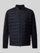 Emporio Armani Jacke mit gesteppter Vorderseite in Marine, Größe 48