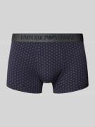 Emporio Armani Trunks mit elastischem Logo-Bund in Marine, Größe M