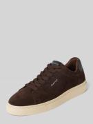 Gant Sneaker aus Leder mit Label-Detail Modell 'Mc Julien' in Dunkelbr...