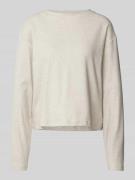 Guess Longsleeve mit Label-Applikation Modell 'ELSA' in Hellbraun Mela...