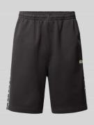 Lacoste Regular Fit Sweatshorts mit Baumwolle in Black, Größe L