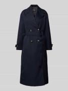 Mango Trenchcoat mit Bindegürtel Modell 'ANGELA' in Black, Größe L