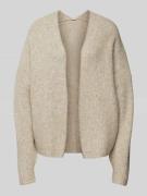 mbyM Strickcardigan mit offener Vorderseite Modell 'Axane' in Taupe, G...