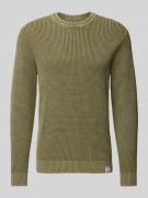 Pepe Jeans Strickpullover mit Label-Detail Modell 'Maddox' in Oliv, Gr...