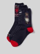 POLO RALPH LAUREN Socken mit Geschenkbox im 3er-Pack in Dunkelblau, Gr...