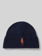 POLO RALPH LAUREN Beanie mit Label-Stitching in Marine, Größe 1