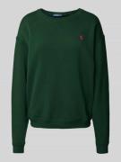 POLO RALPH LAUREN Oversized Sweatshirt mit Label-Stitching in Bottle, ...