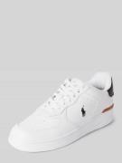 POLO RALPH LAUREN Low-Top Sneaker mit Leder Modell 'MASTERS' in Weiss,...