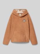 Roxy Hoodie mit Label-Stitching Modell 'MY OH MY' in Camel, Größe 140