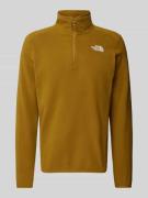 The North Face Sweatshirt mit Label-Stitching Modell 'GLACIER' in Mud,...