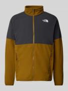 The North Face Sweatjacke mit Label-Stitching Modell 'GLACIER' in Khak...