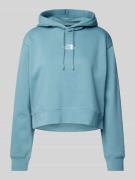 The North Face Cropped Hoodie mit Logo-Stitching in Ocean, Größe S