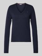 Tommy Hilfiger Pullover mit abgerundetem V-Ausschnitt Modell 'SOFT WOO...