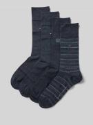 Tommy Hilfiger Socken mit Label-Details im 4er-Pack in Jeansblau, Größ...