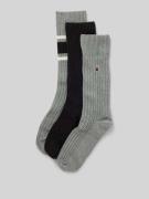 Tommy Hilfiger Socken in Ripp-Optik mit Geschenkbox im 3er-Pack in Hel...