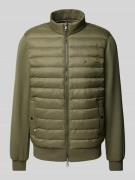 Tommy Hilfiger Steppjacke mit Stehkragen Modell 'MIX MEDIA' in Oliv, G...