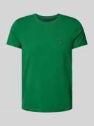 Tommy Hilfiger Slim Fit T-Shirt mit Rundhalsausschnitt in Hellgruen, G...