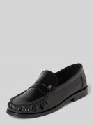 Tommy Hilfiger Lederloafers mit Logo-Applikation Modell 'ABRASIVATO' i...