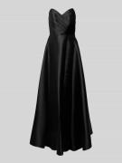 Unique Abendkleid mit tiefem Herz-Ausschnitt in Black, Größe 32